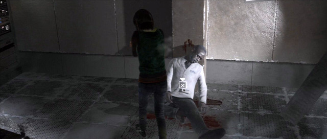 You will find the card at this corpse - Condenser | Beyond - Walkthrough - Beyond Two Souls Guide