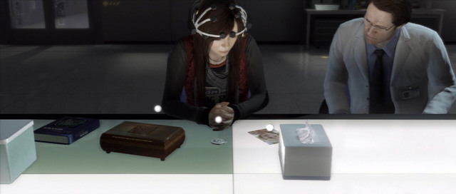 During the test, you need to select the jewelry box on the left - Separation | Beyond - Walkthrough - Beyond Two Souls Guide