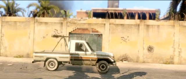 While hiding in the buildings ruins, you will be able to control Aiden without any problems. - The Mission | Beyond - Walkthrough - Beyond Two Souls Guide