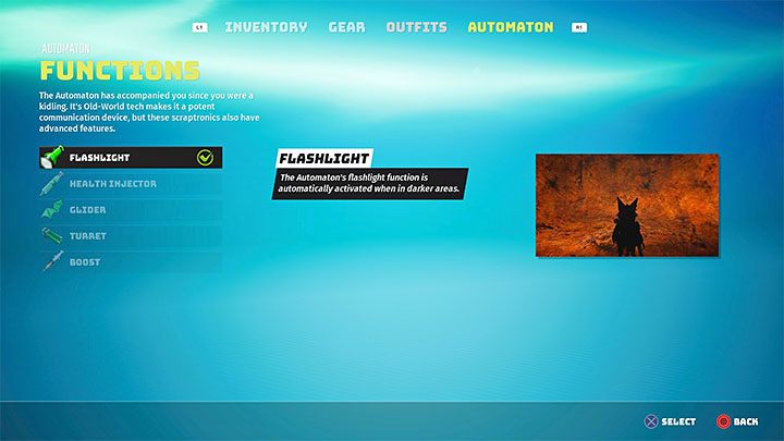 The Automaton has its own separate tab in the inventory menu - Biomutant: The Automaton Pet - Basics - Biomutant Guide
