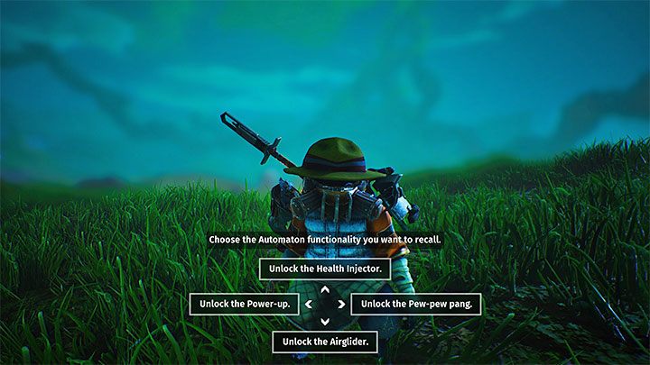 By completing scenes from the past, you can unlock new automaton features - the game will always let you choose one new skill - Biomutant: The Automaton Pet - Basics - Biomutant Guide