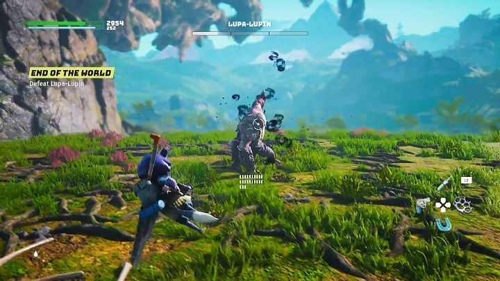 Once Lupa-Lupin defeats Sifu, you will have to continue the boss fight alone - Biomutant: Lupa-Lupin, the final boss - how to defeat? - Bosses - Biomutant Guide