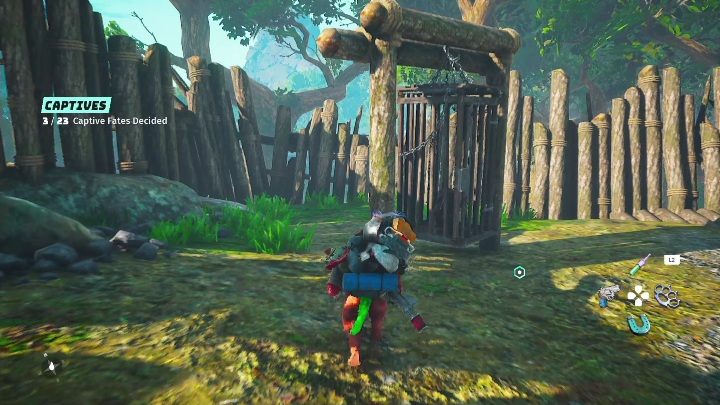 You will come across the fourth captive at Rito's Camp - Biomutant: Captives - walkthrough - Exploration - Biomutant Guide