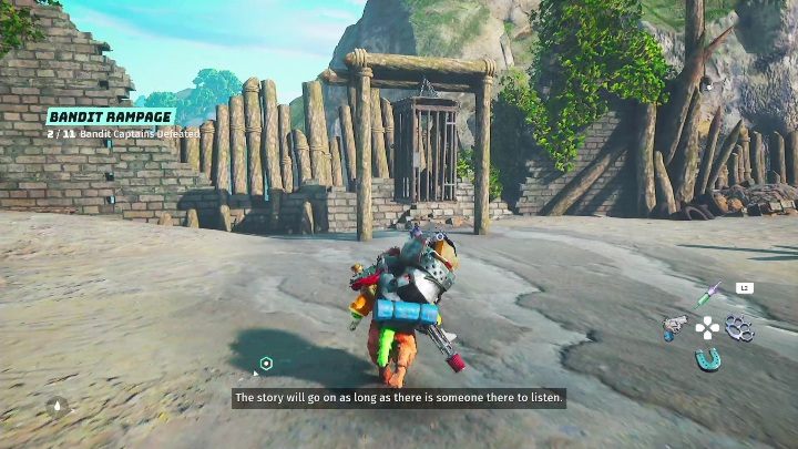 You will come across the seventh captive in the enemy camp, in Fruggo's Joint - Biomutant: Captives - walkthrough - Exploration - Biomutant Guide