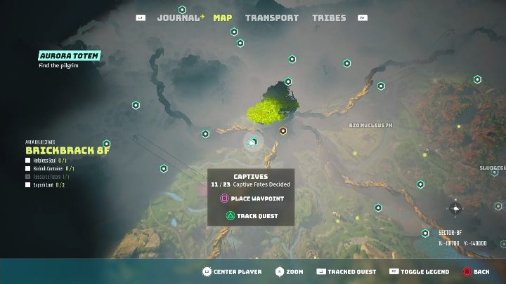 Location: Brickbrack 8F - Biomutant: Captives - walkthrough - Exploration - Biomutant Guide