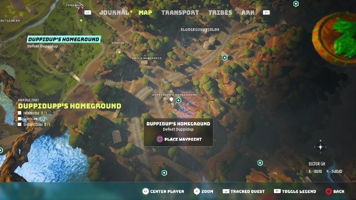 Location: Duppidupp's Homeground - Biomutant: Captives - walkthrough - Exploration - Biomutant Guide