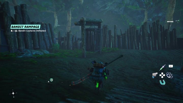 You will find the cage with the prisoner in the left part of the camp, right next to the wooden fence - Biomutant: Captives - walkthrough - Exploration - Biomutant Guide
