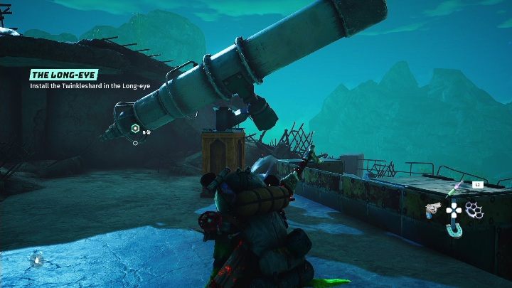 When you return to Nova, place the meteorite fragment in the telescope - Biomutant: Nova - walkthrough - NPC quests - Biomutant Guide