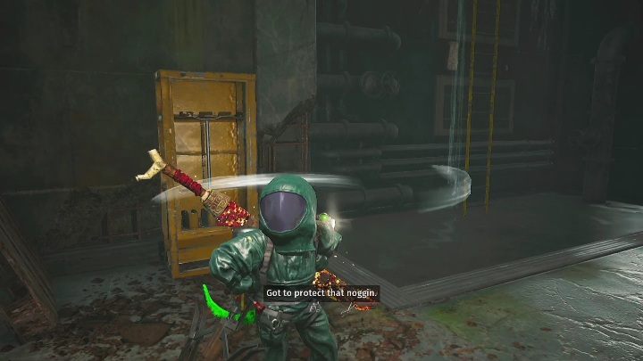 The suit can be found at the end of the bunker and no more enemies should be present there - Biomutant: The Oxygen Pingdish - walkthrough - Pingdishes - Biomutant Guide