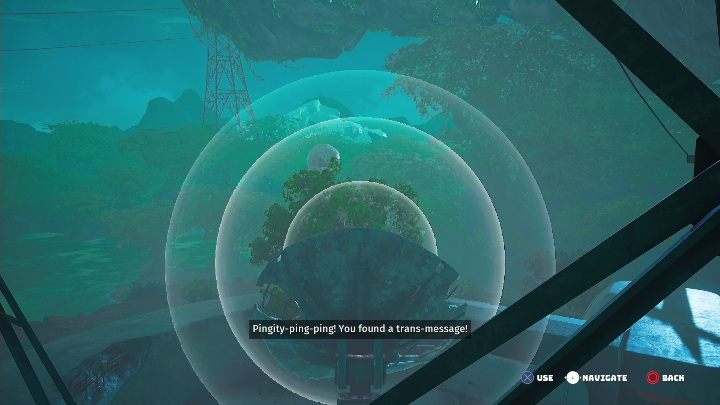 Once you gain access to the satellite, direct it towards the icy mountain in the northeastern part of the location - Biomutant: The Heat Zone Pingdish - walkthrough - Pingdishes - Biomutant Guide
