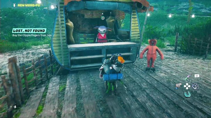 After meeting with Trim, you must go to Juju - Biomutant: Scorpions - walkthrough - NPC quests - Biomutant Guide