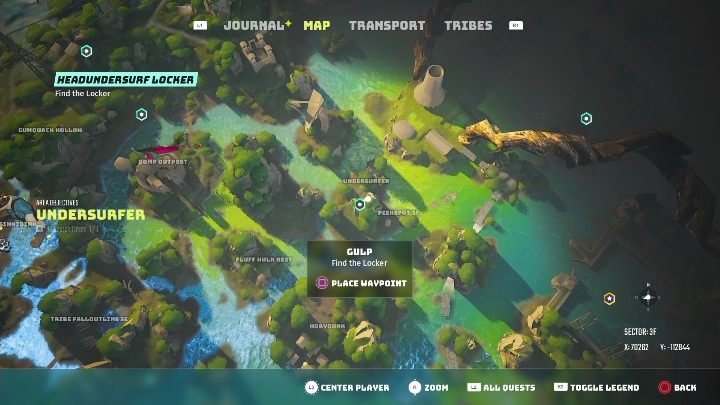 After getting to know Gulp better, you will search for new equipment - the Diver's Helm - Biomutant: Gulp - walkthrough - NPC quests - Biomutant Guide