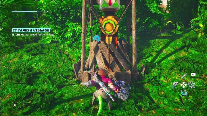 Your task is to get 20 pieces of wood - Biomutant: It takes a village - walkthrough - NPC quests - Biomutant Guide
