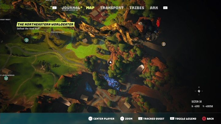 You will destroy the first wall during the main mission Northeast World Eater - Biomutant: Pulloff - walkthrough - Related to the main missions - Biomutant Guide