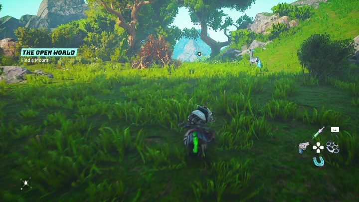 The mount is located in a clearing in the southern part of the Murkadorpus Post - Biomutant: The Open World - walkthrough - Related to the main missions - Biomutant Guide