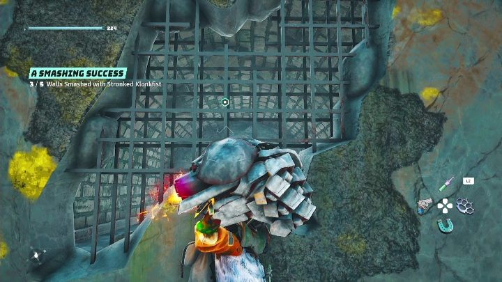 The cracked wall is hidden - Biomutant: A Smashing Success - walkthrough - Related to the main missions - Biomutant Guide