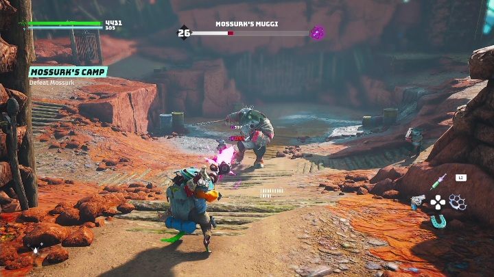 There will be several enemies and two mini-bosses in the enemy camp - Biomutant: Cleaning up - walkthrough - Exploration - Biomutant Guide