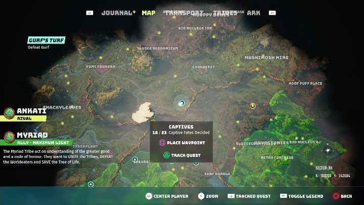 Location: Gurf's Turf - Biomutant: Cleaning up - walkthrough - Exploration - Biomutant Guide