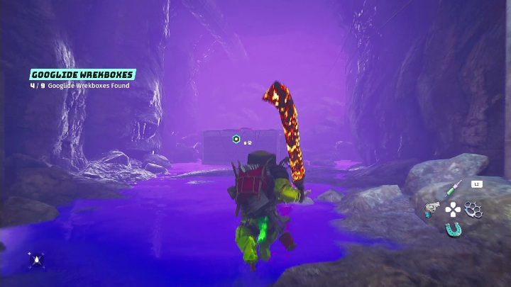 Location: In a bunker, in Bangshelter 2E - Biomutant: Googlide Wreckboxes - walkthrough - Exploration - Biomutant Guide