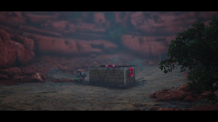 To get to the chest, you must first get a mount - Mjut - Biomutant: Googlide Wreckboxes - walkthrough - Exploration - Biomutant Guide