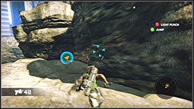 You may finally use your bionic arm to get to the relay station - Act 1 - Chapter 2 - Ascension City Downtown V - Act 1 - Chapter 2 - Bionic Commando - Game Guide and Walkthrough