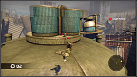 The second bonus item can be found near the large green tank - Act 1 - Chapter 2 - Trent Industrial District I - Act 1 - Chapter 2 - Bionic Commando - Game Guide and Walkthrough