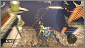 Return to the warehouse roof and this time proceed to your left - Act 1 - Chapter 2 - Trent Industrial District I - Act 1 - Chapter 2 - Bionic Commando - Game Guide and Walkthrough