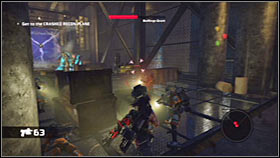 Make sure to eliminate all enemy troops before moving on, because a Biomech is waiting for you in the next corridor and you'll want to focus your attacks on the metal beast - Act 1 - Chapter 2 - Trent Industrial District II - Act 1 - Chapter 2 - Bionic Commando - Game Guide and Walkthrough