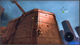 Turn around, so you'll be facing a new checkpoint - Act 1 - Chapter 2 - Trent Industrial District III - Act 1 - Chapter 2 - Bionic Commando - Game Guide and Walkthrough