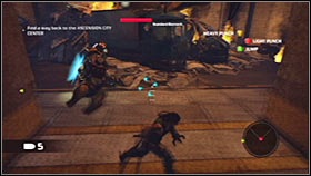 Head forward after you've defeated the mech - Act 1 - Chapter 3 - Ascension City Downtown VIII - Act 1 - Chapter 3 - Bionic Commando - Game Guide and Walkthrough