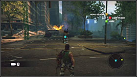 Keep fighting until both mechs have been defeated - Act 1 - Chapter 3 - FSA Avenue - Act 1 - Chapter 3 - Bionic Commando - Game Guide and Walkthrough