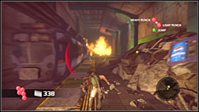 You should be careful here, because you'll soon encounter two heavily equipped soldiers - Act 2 - Chapter 1 - Saints End Station - Act 2 - Chapter 1 - Bionic Commando - Game Guide and Walkthrough