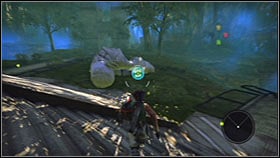 Approach the cliff and make a jump towards a large structure seen in the distance - Act 2 - Chapter 1 - Avenue of Heroes - Act 2 - Chapter 1 - Bionic Commando - Game Guide and Walkthrough