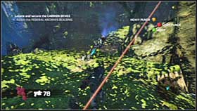 I would strongly recommend that you stay close to the river where you've collected the rifle - Act 2 - Chapter 2 - Ascension City Park III - Act 2 - Chapter 2 - Bionic Commando - Game Guide and Walkthrough