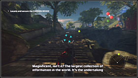 There's a very tall monument in front of you - Act 2 - Chapter 2 - Ascension City Park IV - Act 2 - Chapter 2 - Bionic Commando - Game Guide and Walkthrough