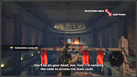 Land somewhere near the designated area and you'll automatically trigger a new cut-scene - Act 2 - Chapter 2 - Federal Archives - Act 2 - Chapter 2 - Bionic Commando - Game Guide and Walkthrough