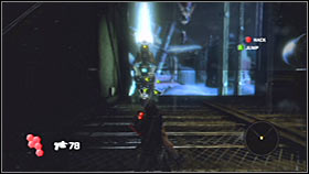 Make a few steps forward and start using your bionic arm, grabbing mines as you progress - Act 2 - Chapter 3 - Port Anderson III - Act 2 - Chapter 3 - Bionic Commando - Game Guide and Walkthrough