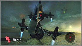 Once you're close enough to a new Buraq fighter release the left trigger, quickly make a few steps forward and jump towards a new flying machine - Act 3 - Chapter 1 - Buraq Armada - Act 3 - Chapter 1 - Bionic Commando - Game Guide and Walkthrough