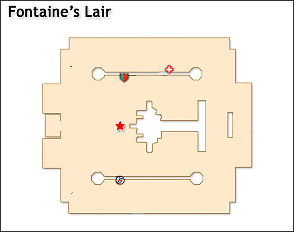 Your opponent is pumped-up Fontaine that has just consumed a giant amount of ADAM - Le Grande Finale | Bioshock Walkthrough - Walkthrough - Bioshock Game Guide