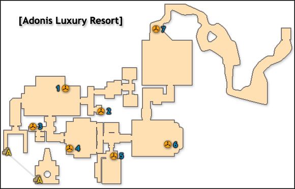 1 - AUDIO DIARY : [Attention: Workers - BioShock 2: Adonis Luxury Resort - audio diaries map - Maps - Audio Diaries - Bioshock 2 Game Guide & Walkthrough