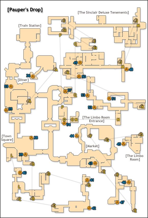 35 - AUDIO DIARY : [Ryan vs Lamb: Religious Rights] - Sofia Lamb - BioShock 2: Paupers Drop - audio diaries map - Maps - Audio Diaries - Bioshock 2 Game Guide & Walkthrough