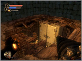 Hack the lock visible through the window to get inside the room on the upper floor - BioShock 2: Siren Alley (1) - walkthrough - Walkthrough - Bioshock 2 Game Guide & Walkthrough