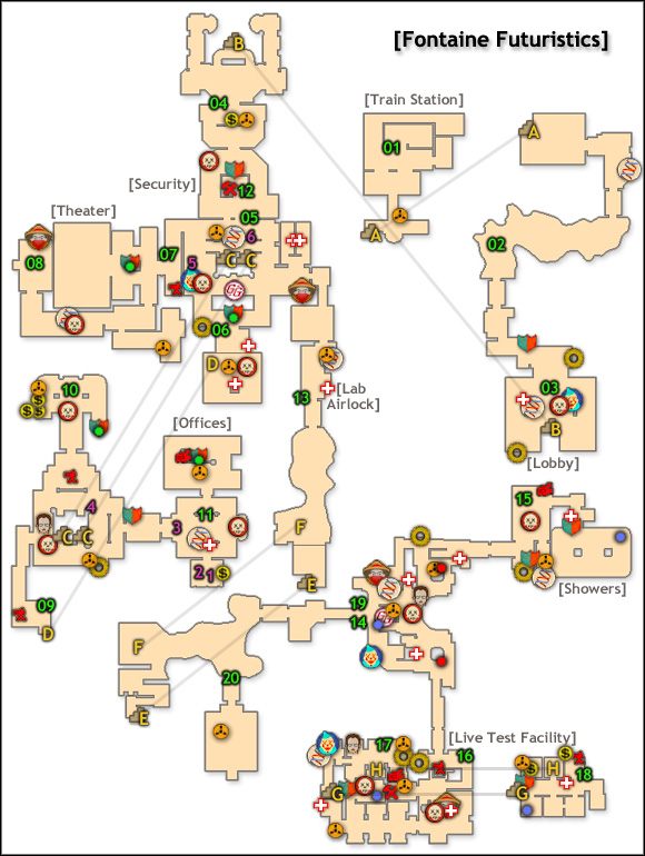 LEVEL DETAILS - BioShock 2: Fontaine Futuristics - walkthrough - Walkthrough - Bioshock 2 Game Guide & Walkthrough