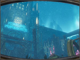 01 - You begin the level at the train station - BioShock 2: Fontaine Futuristics - walkthrough - Walkthrough - Bioshock 2 Game Guide & Walkthrough