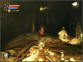 11 - A pair of foes and a great opportunity to test your new toy - BioShock 2: Adonis Luxury Resort - walkthrough - Walkthrough - Bioshock 2 Game Guide & Walkthrough