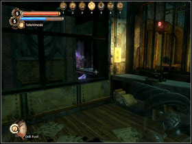 03 - Use the Hack Tool to hack the door lock behind the bars - BioShock 2: Inner Persephone (1) - walkthrough - Walkthrough - Bioshock 2 Game Guide & Walkthrough