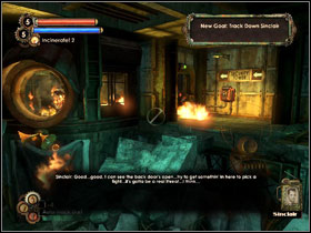 Youve got the code (2673), so theoretically you can get inside the locked room from the front - BioShock 2: Inner Persephone (1) - walkthrough - Walkthrough - Bioshock 2 Game Guide & Walkthrough