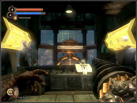 23 - During the chaotic fight, youll have to flip a switch - BioShock 2: Inner Persephone (2) - walkthrough - Walkthrough - Bioshock 2 Game Guide & Walkthrough