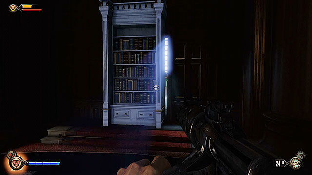 You must now proceed to the door Crow has used to escape - Go to the Monument Island and find the girl (part 2) | Chapter 4 - Comstock Center Rooftops - Chapter 4 - Comstock Center Rooftops - BioShock Infinite Guide