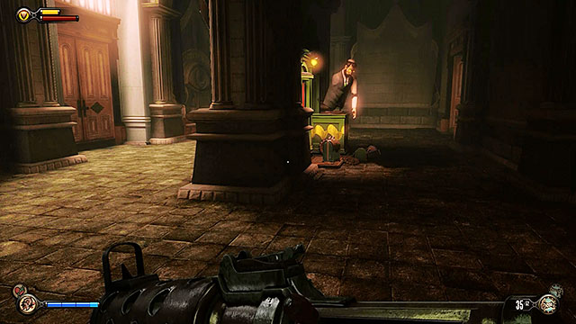 Leave the aviary and make a stop near the exit from the Order building - Go to the Monument Island and find the girl (part 2) | Chapter 4 - Comstock Center Rooftops - Chapter 4 - Comstock Center Rooftops - BioShock Infinite Guide